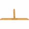 Ekena Millwork Portland Rough Sawn Timber Gable Bracket, Western Red Cedar, 96"W x 52"H x 4"D x 6"F, 13/12 Pitch GBW096X52X0406POR00RWR - alternate 2